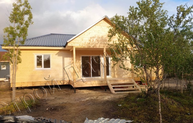 3 Каркасно-щитовой дом Д-11, 13.2x9.5м, 125.4 М², Мурманская область, Печегнский район, село Корзуново (30)